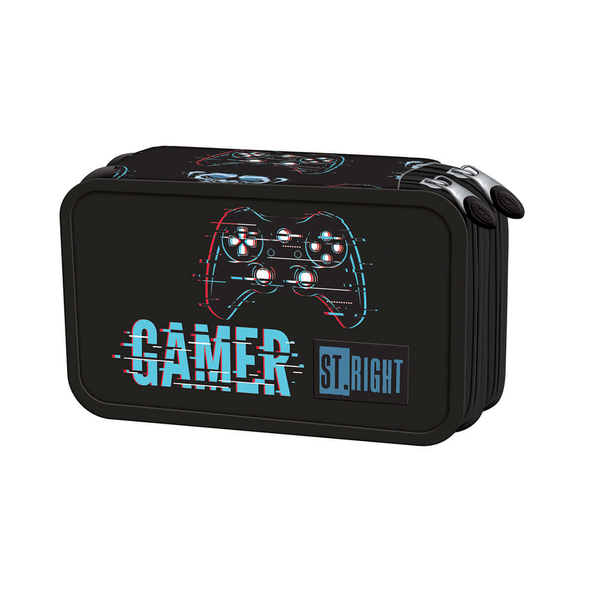 Penar echipat PC04 ST Right Blue Gamer, 2 compartimente Penar echipat PC04 ST Right Blue Gamer, 2 compartimente